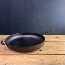 13" (33cm) Oven Safe Spun Iron Chef's pan with front handle