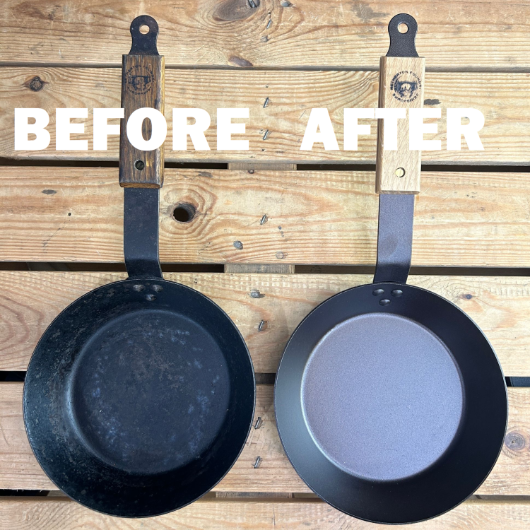 Re-seasoning service, We'll make your pan as good as new. 