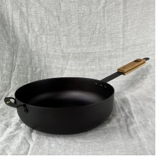 11" (28cm) Spun Iron Sauteuse with front handle